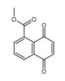 methyl 1,4-naphthoquinone-5-carboxylate Structure