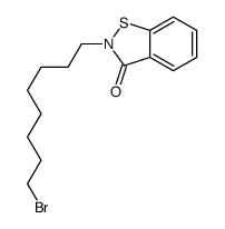 2-(8-bromooctyl)-1,2-benzothiazol-3-one Structure