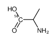 [1-14C]-DL-alanine结构式