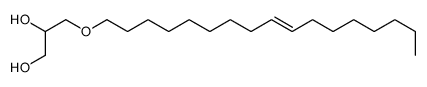 3-heptadec-9-enoxypropane-1,2-diol结构式