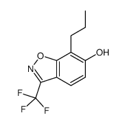 7-propyl-3-(trifluoromethyl)benzo[d]isoxazol-6-ol structure