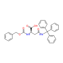 N2-[(苄氧基)羰基]-N-(三苯基甲基)-D-天冬氨酰胺图片