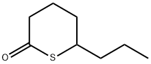2H-Thiopyran-2-one, tetrahydro-6-propyl-结构式