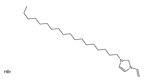 1-ethenyl-3-octadecyl-1,2-dihydroimidazol-1-ium,bromide Structure