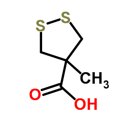4-methyldithiolane-4-carboxylic acid Structure