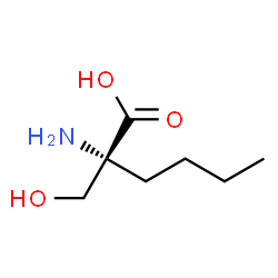 L-Norleucine, 2-(hydroxymethyl)- (9CI) structure