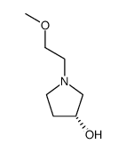 3-Pyrrolidinol, 1-(2-methoxyethyl)-, (3R)- (9CI)结构式