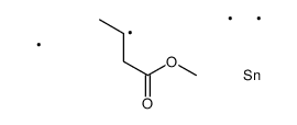 methyl 3-trimethylstannylbutanoate结构式