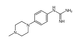 1-(4-(4-甲基哌嗪-1-基)苯基)胍结构式