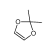2,2-dimethyl-1,3-dioxole结构式