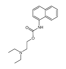 [1]naphthyl-carbamic acid-(2-diethylamino-ethyl ester) Structure