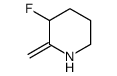 3-fluoro-2-methylidenepiperidine结构式