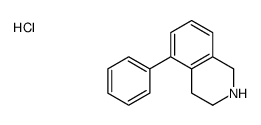 5-phenyl-1,2,3,4-tetrahydroisoquinolin-2-ium,chloride结构式