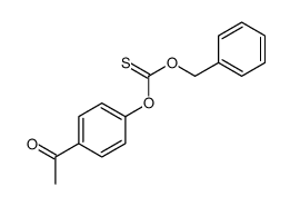 1-(4-phenylmethoxycarbothioyloxyphenyl)ethanone结构式