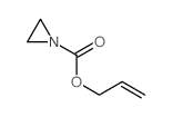 1-Aziridinecarboxylicacid, 2-propen-1-yl ester Structure