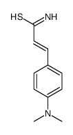 3-[4-(dimethylamino)phenyl]prop-2-enethioamide结构式