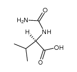 (R)-N-carbamoylvaline结构式