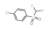 Benzene,1-chloro-4-[(difluoromethyl)sulfonyl]- Structure