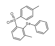 2-phenylseleno-3-(p-toluenesulfonyl)toluene Structure