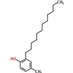 2-十二烷基对甲酚结构式