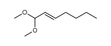 2-Heptenal dimethyl acetal structure