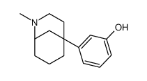 3-(2-methyl-2-azabicyclo[3.3.1]nonan-5-yl)phenol Structure