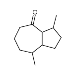 6-Oxo-2.8-dimethyl-bicyclo[5.3.0]decan Structure