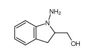 1-amino-2-hydroxymethylindoline结构式