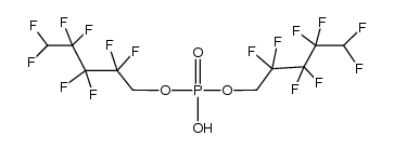 bis(1,1,5-octafluoropentyl) hydrogen phosphate Structure