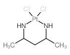 Platinum,dichloro(2,4-pentanediamine-N,N')-, [SP-4-3-(R*,S*)]- (9CI) Structure