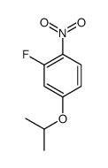 2-FLUORO-4-ISOPROPOXY-1-NITROBENZENE structure