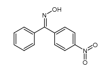 4-nitro-benzophenone-seqcis-oxime结构式