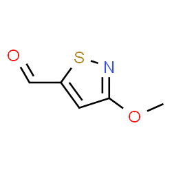 5-Isothiazolecarboxaldehyde, 3-methoxy- (9CI) structure