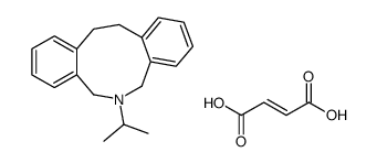 6-Isopropyl-5,7,12,13-tetrahydro-6H-dibenz(c,g)azonine maleate结构式