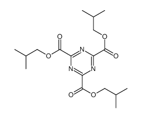 tris(2-methylpropyl) 1,3,5-triazine-2,4,6-tricarboxylate Structure