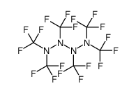 N-[bis(trifluoromethyl)amino]-N-[[bis(trifluoromethyl)amino]-(trifluoromethyl)amino]-1,1,1-trifluoromethanamine结构式