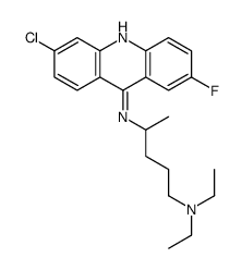 fluoroquinacrine结构式