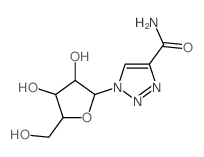 1H-1,2,3-Triazole-4-carboxamide,1-b-D-ribofuranosyl- structure