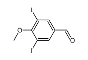 3,5-diiodo-4-methoxybenzaldehyde结构式