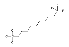 trichloro(10,10,10-trifluorodecyl)silane Structure