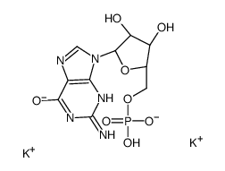 dipotassium 5'-guanylate结构式