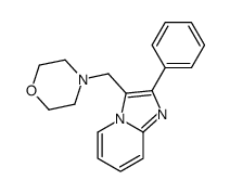 3-(Morpholinomethyl)-2-phenylimidazo[1,2-a]pyridine结构式