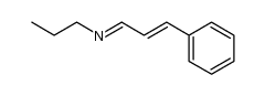 N-[3-Phenyl-propenyliden]-propylamin Structure