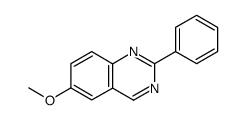 6-methoxy-2-phenylquinazoline Structure