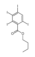 2,3,4,6-Tetraiodobenzoic acid butyl ester结构式