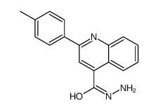 2-P-TOLYLQUINOLINE-4-CARBOXYLICACIDHYDRAZIDE结构式