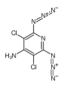 2,6-diazido-3,5-dichloropyridin-4-amine结构式