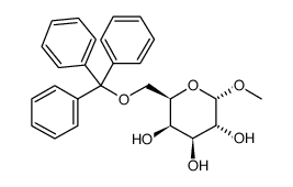 Methyl 6-O-trityl-a-D-galactopyranoside Structure