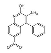 3-amino-6-nitro-4-phenyl-1H-quinolin-2-one结构式