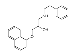 1-(1-Naphthalenyloxy)-3-[(2-phenylethyl)amino]-2-propanol Structure